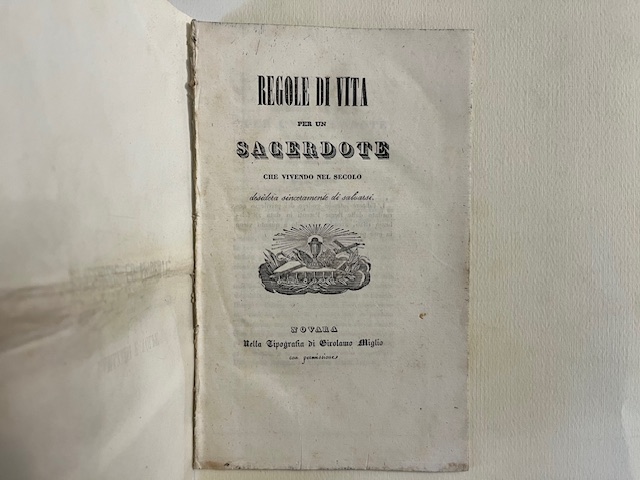 Regole di vita per un sacerdote che vivendo nel secolo desidera sinceramente di salvarsi